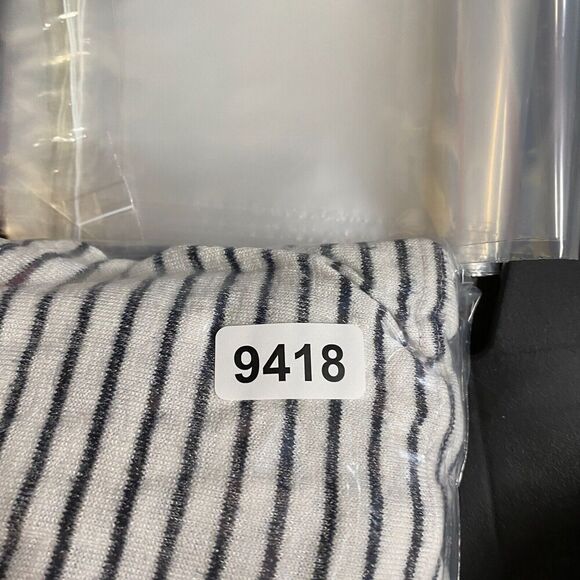 Banana Republic Hoodie Women M Medium White Striped V-Neck Hooded Luxespun Rayon - Picture 8 of 8